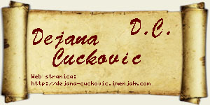 Dejana Čučković vizit kartica